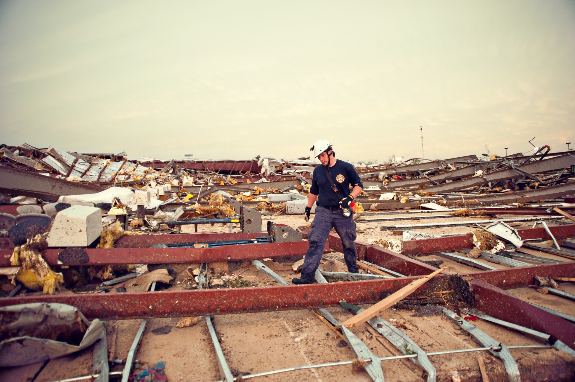 First responders and residents recover amid the aftermath of a deadly tornado in Moore, Okla.