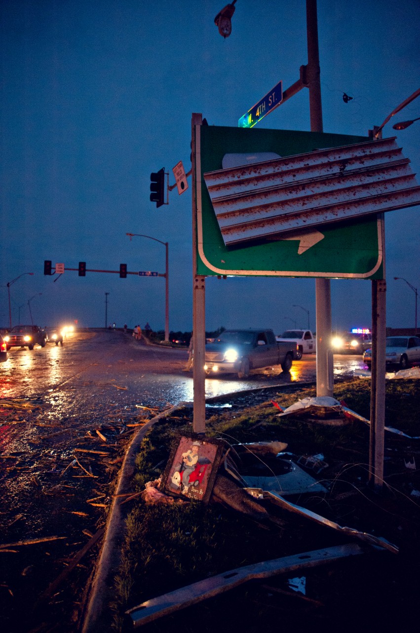 First responders and residents recover amid the aftermath of a deadly tornado in Moore, Okla.