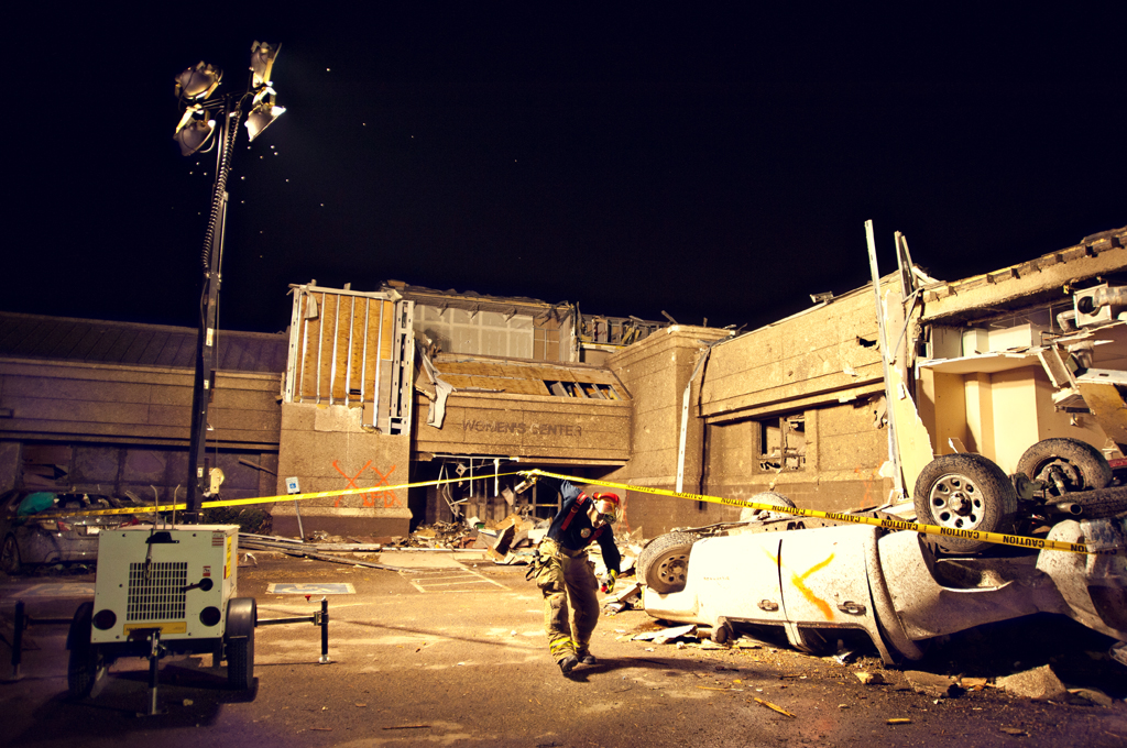 First responders and residents recover amid the aftermath of a deadly tornado in Moore, Okla.